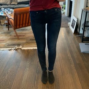 7 For All Man Kind Dark Blue Jeans